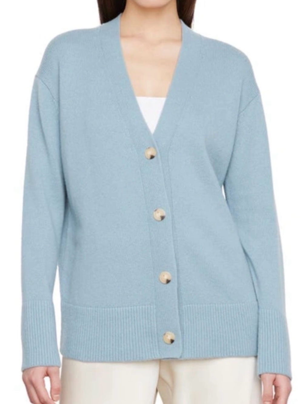 NWOT Vince wool cashmere blend cardigan sweater L